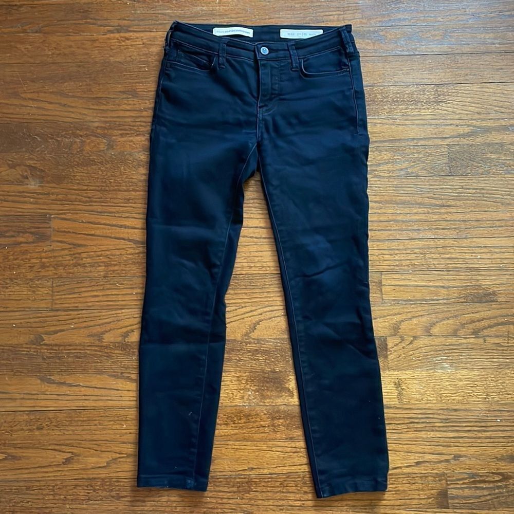 Anthropologie Pilcro & The Letterpress Dark Wash Serif Petite Jeans